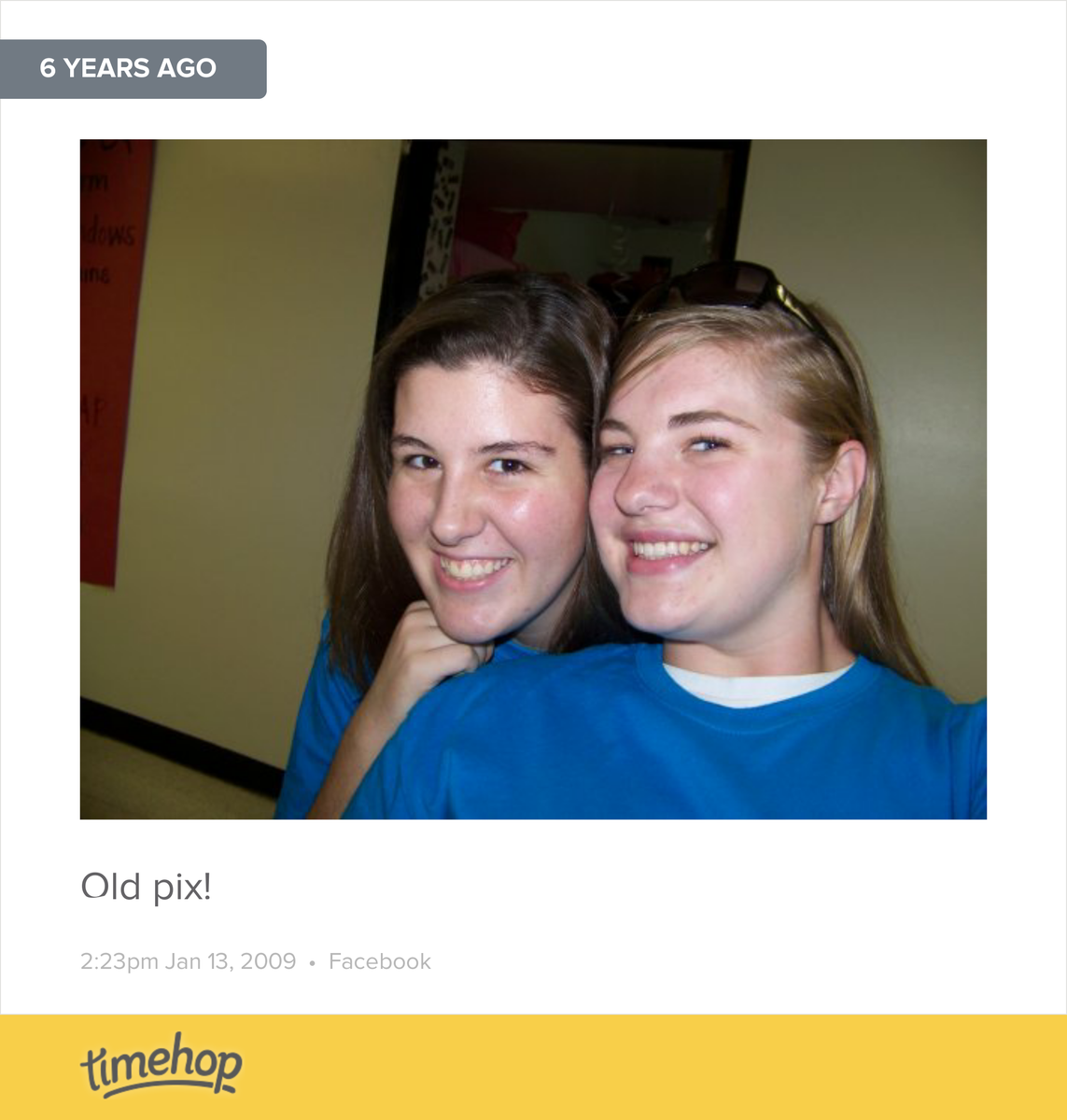 throwing48love's tweet photo. Look how young we look!! and I'm srill blonde!!  http://t.co/ObFHQjtb5l http://t.co/poGrdOBG9E