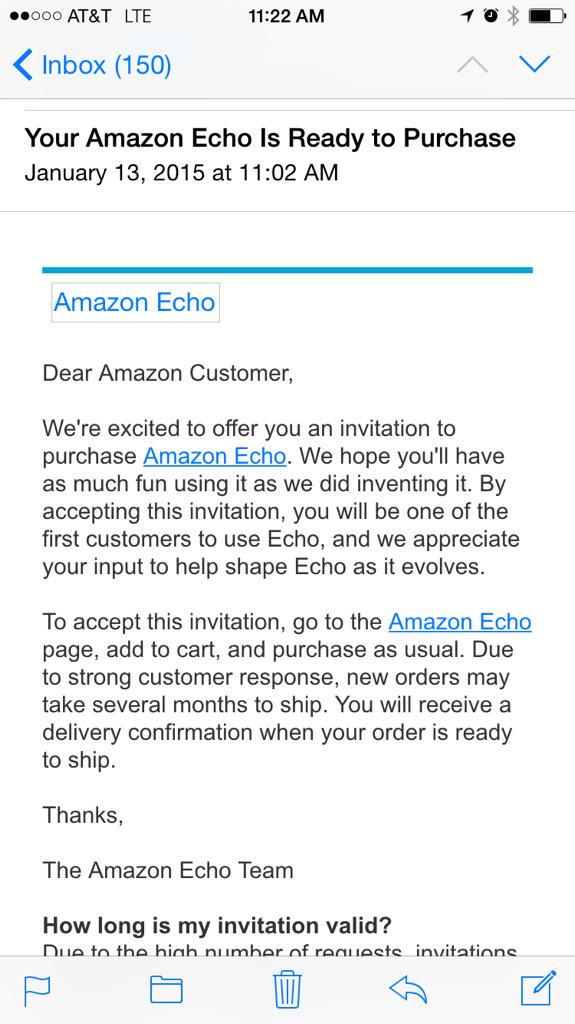 Well, that's a great boost to an already good day! I hear an echo (echo)! <a href="/pghtech/">PGH Tech Council & Fortyx80</a> <a href="/amazon/">Amazon</a> <a href="/AmazonEchoFans/">Amazon Echo Fans</a>
