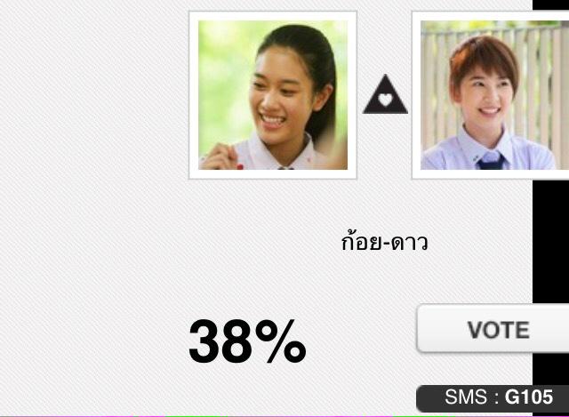 ร่วมกันโหวต “ก้อย-ดาว” ⭐️ สุดยอด “Best Couple” แห่งปี 🎉 ได้ที่ activity.gmember.com/awards2015/vote นะคะ 💖✨ @dao_hormones