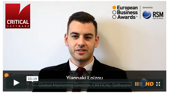 CriticalSftware's tweet image. Don’t forget to vote for CRITICAL Software in the #Europeanbusinessawards via: businessawardseurope.com/vote/detail/po…