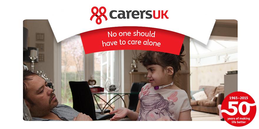 This year is our 50th Anniversary, and our message is simple:no one should have to care alone: carersuk.org/alone