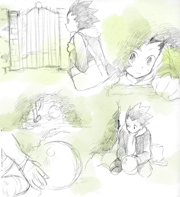 Ymk バブみ から始まったベンジャミンバトンもしくは千年万年りんごの木 だっけ パロみたいなゴンキル熱が冷めなかった針漫画状にすることすら面倒くさくなったらくがき Http T Co Afdxlfilai Twitter