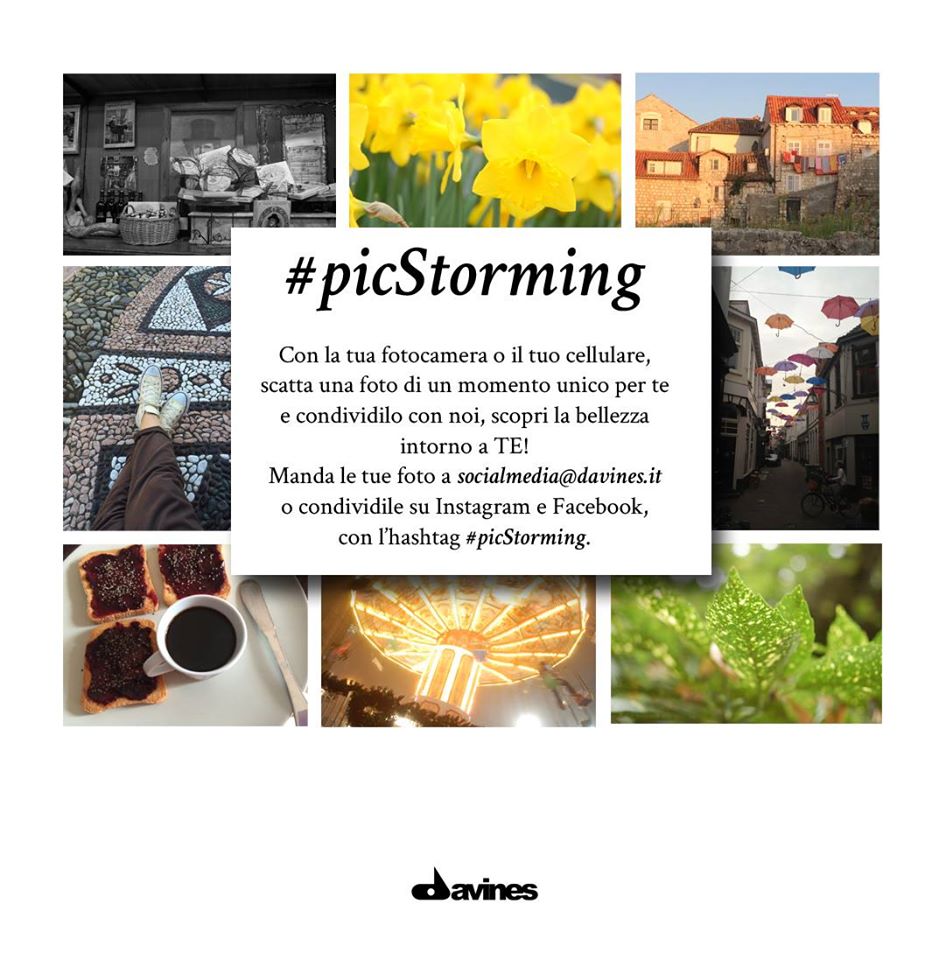 DavinesItalia's tweet photo. CONDIVIDI I TUOI MOMENTI PIU' BELLI! Diventa parte del nostro #picStorming! Leggi qui: http://t.co/47NdAANaXX http://t.co/JSfCd5kusU