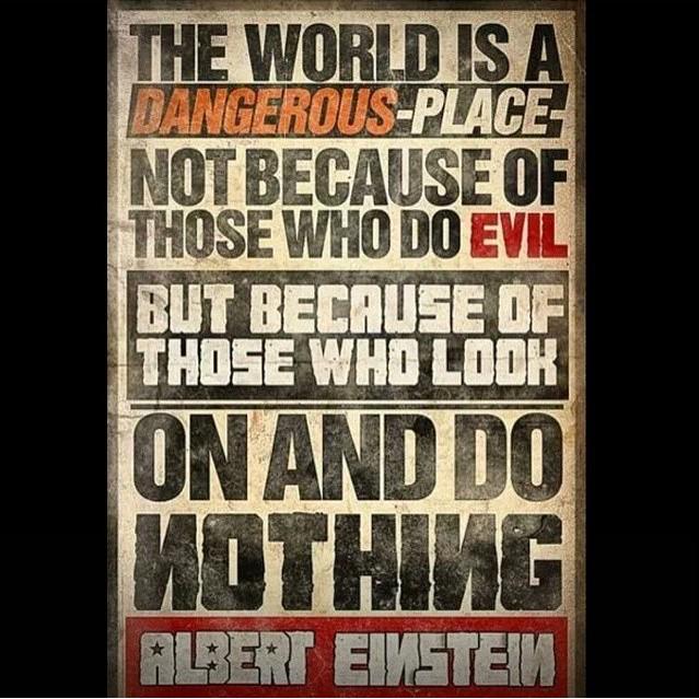 GrizzlyIntent's tweet image. There is a kind of evil which we must fear most, and that is the #Indifference of good men. #StandUp