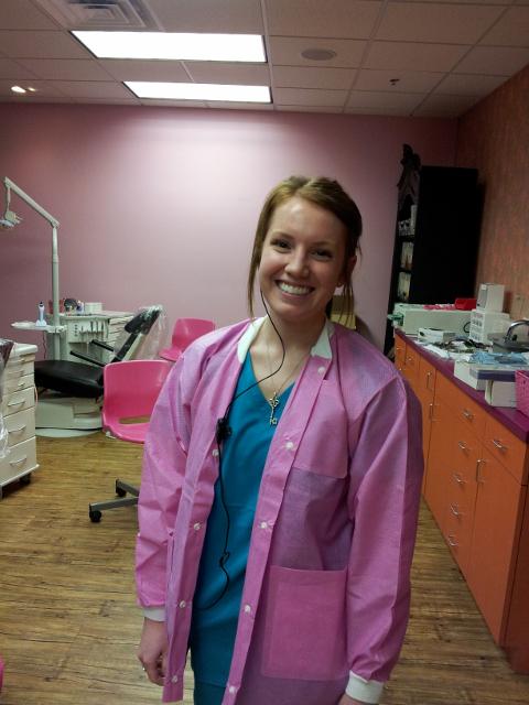 CashionandCody's tweet photo. This is sweet Kimberlee......our newest Dental Assistant, and a recent grad from our school! http://t.co/pu0qwA9qe9