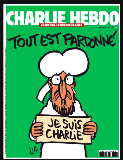 LKrauss1's tweet photo. Charlie Hebdo is back, with class!  New issue :) http://t.co/O4ZVnrCPaO