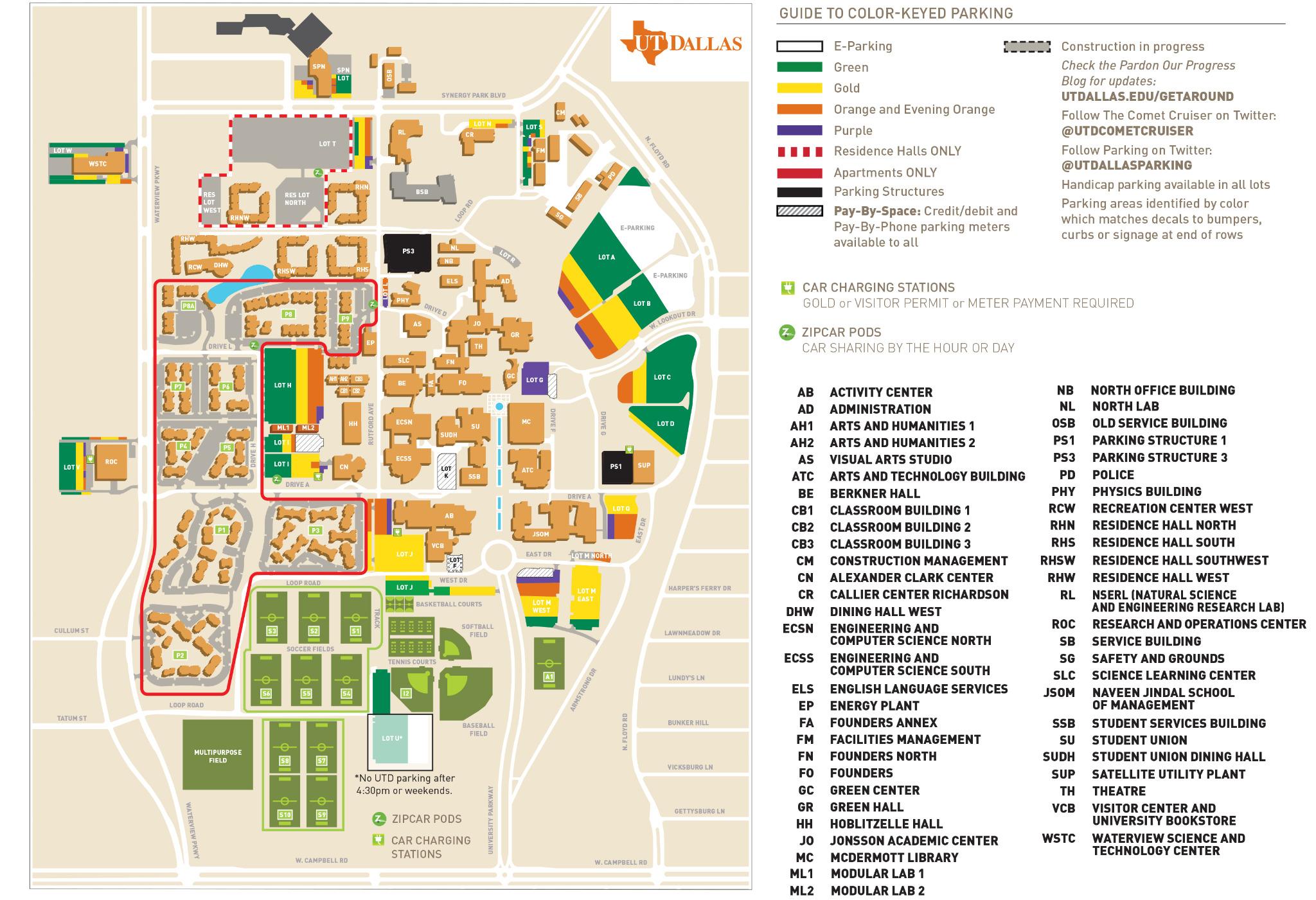 Ut Dallas Parking Map Ut Dallas På Twitter: "Slc Is Near Jonsson. Parking Structure 3 (Ps3) Or  Lot H Are Good Options For Handicap Parking. See Attached Map.  Http://T.co/U5Ghjigalu" / Twitter