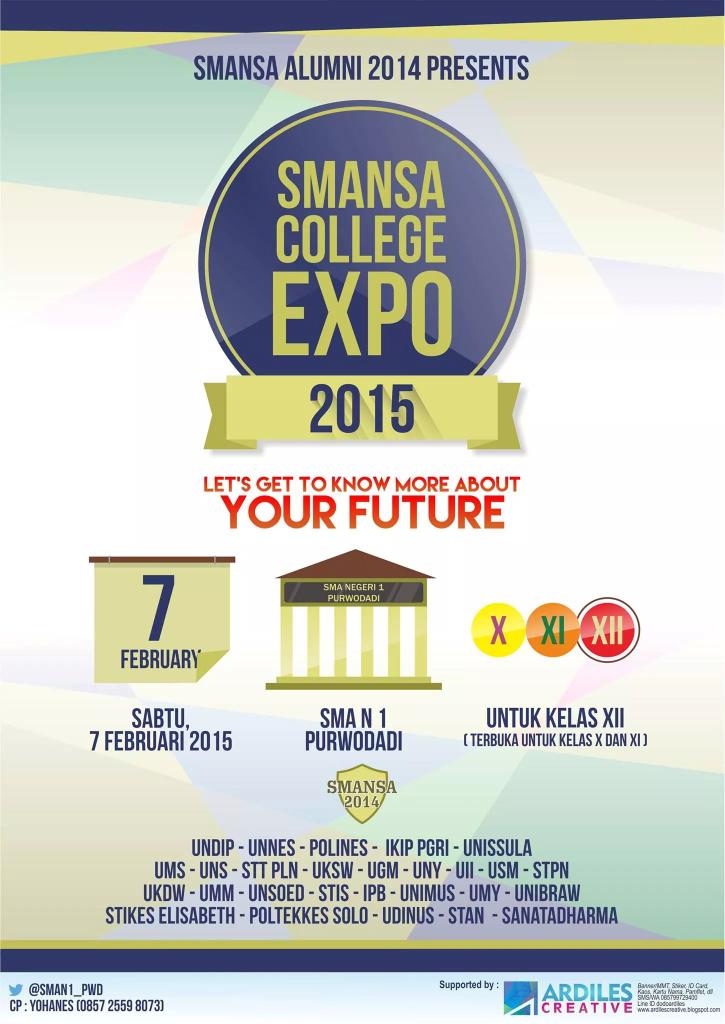 Pamflet sudah dipasang di mading
Sukseskan acara ini ya guys !!
#smansaAye