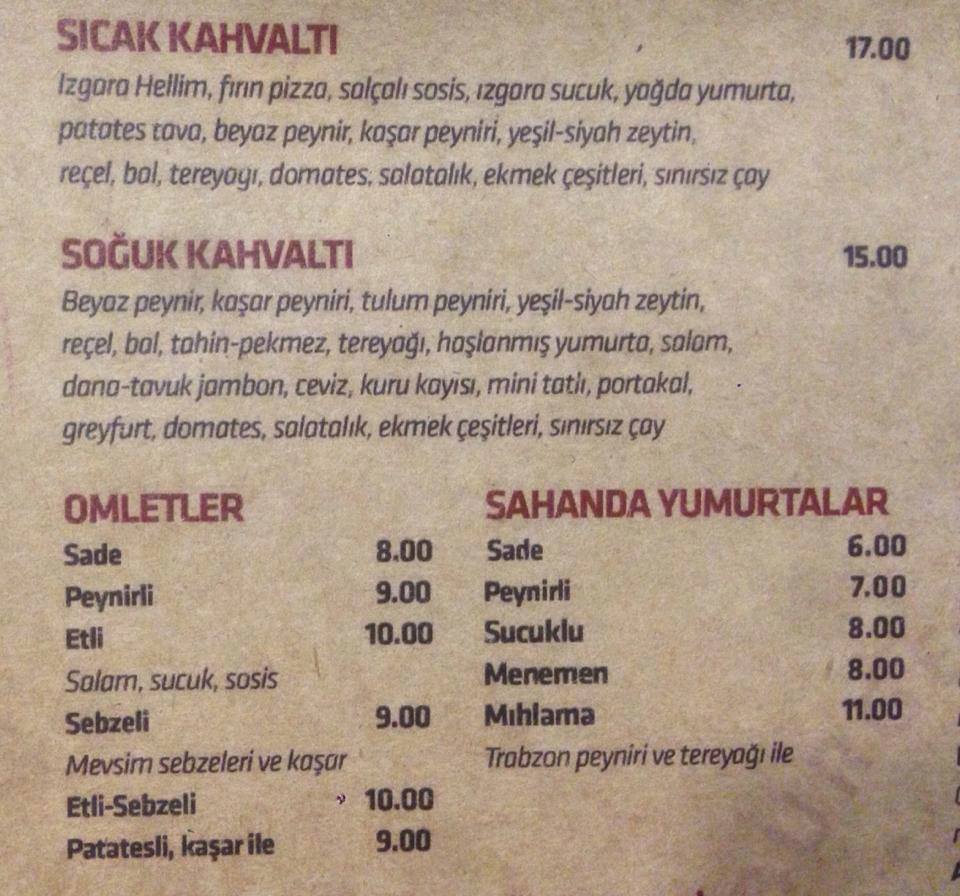 Hafta için her Gün Sıcak Sıcak ve Soğuk Kahvaltı tabağı Pazarları Serpme Kahvaltı