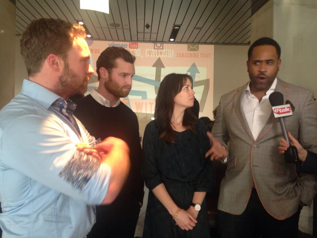 FilmTVDiversity's tweet photo. “@Academy_NET: @19two team is here! Congrats on 10 noms incl Shaw Media Award for Best Dramatic Series #CdnScreen15 http://t.co/QZbGE1fgDC”