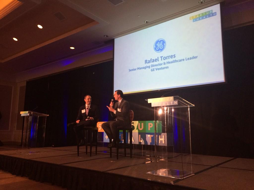 startuphealth's tweet photo. An inspiring chat about the globalization of healthcare with @GEHealthcare @RAThealth and @stevenkrein #HTshowcase http://t.co/N4TL7ld6IQ