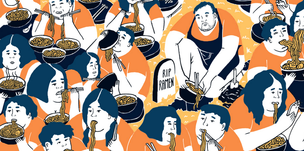 SteffSez's tweet photo. .@LuckyPeach, @davidchang's glorious food mag, finally has a website. And it's full of ramen. http://t.co/bL88yUzF0j
