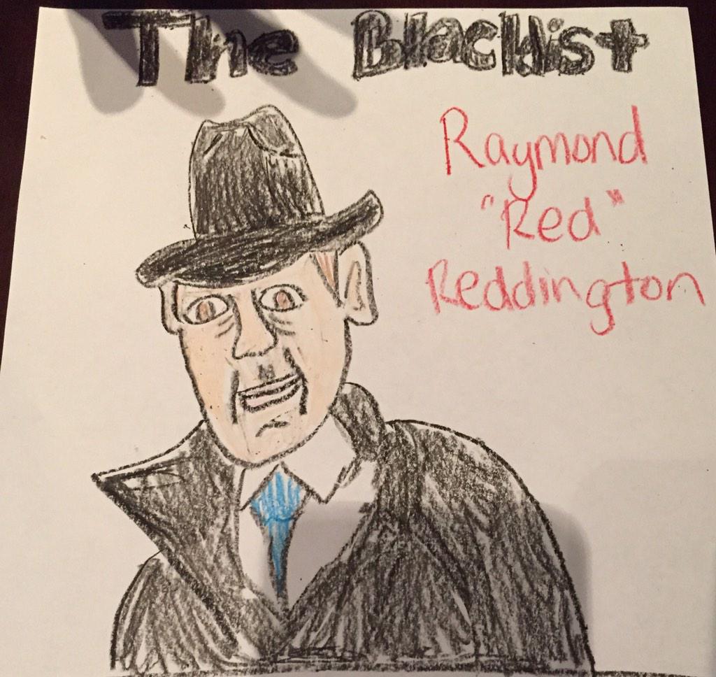 EricaC318's tweet photo. Drawing with my 6 yr old... Tried @TheReddington and let's just saw I'm not an artist haha its so bad!  #TheBlacklist http://t.co/WrhOZajXMX