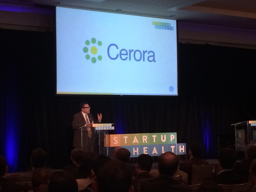 startuphealth's tweet photo. Amazing innovators taking the stage at the #HTShowcase! @CeroraInc #digitalhealth http://t.co/8n23Dn77VQ