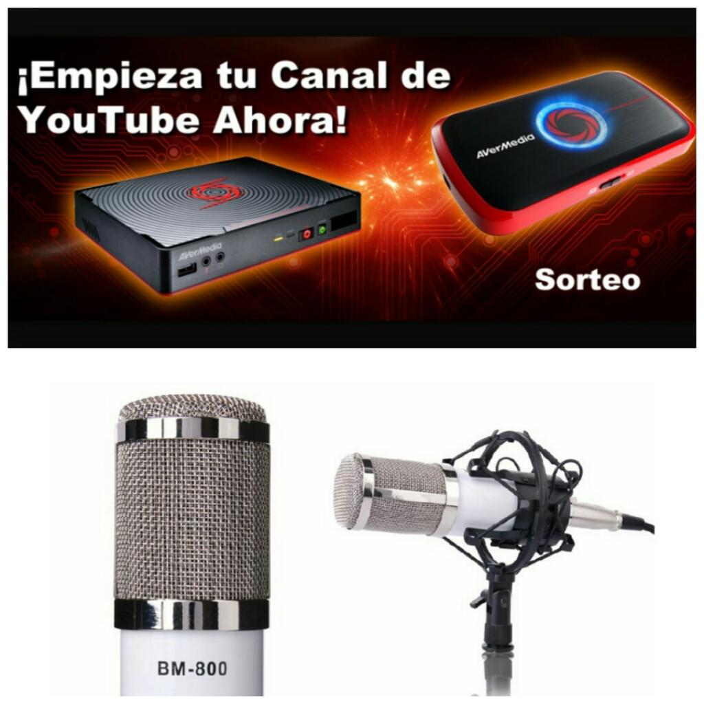 SYPsNetwork's tweet image. Sorteo de pack para youtubers: AVerMedia Live Gamer Portable HD y micrófono. Haz RT y síguenos para participar ☺