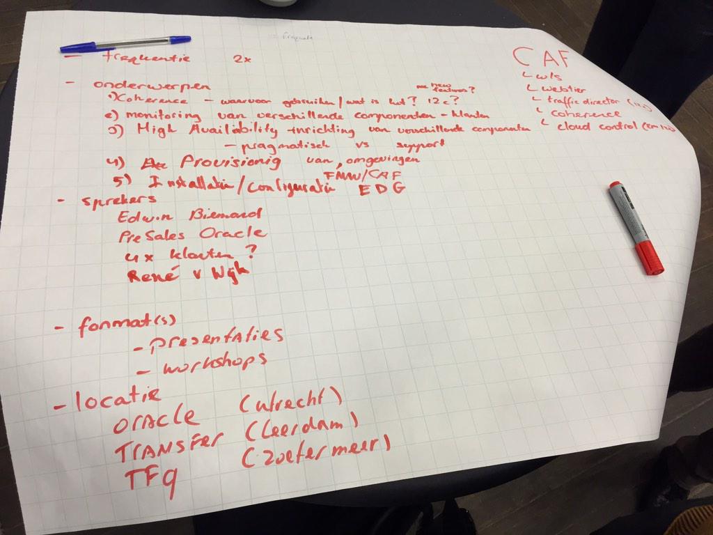 petervannes's tweet image. Start of OGH CAF Special Interest Group. @wlscommunity #WebLogicCommunity