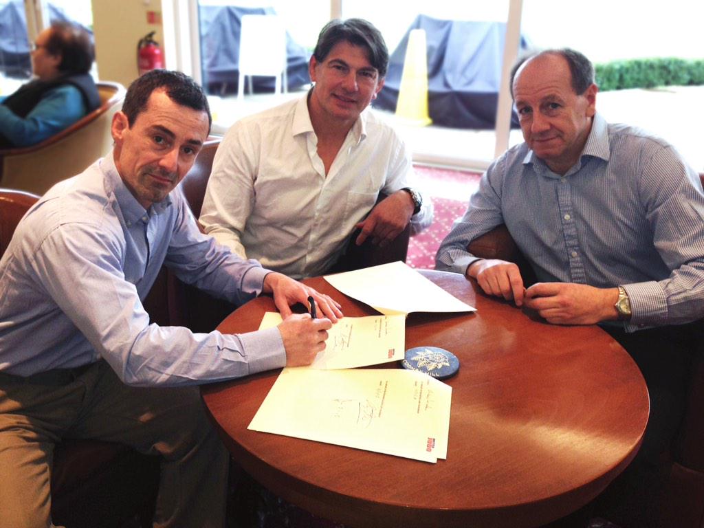 Official signing of the affiliation between the BJJ and BJJUKA.