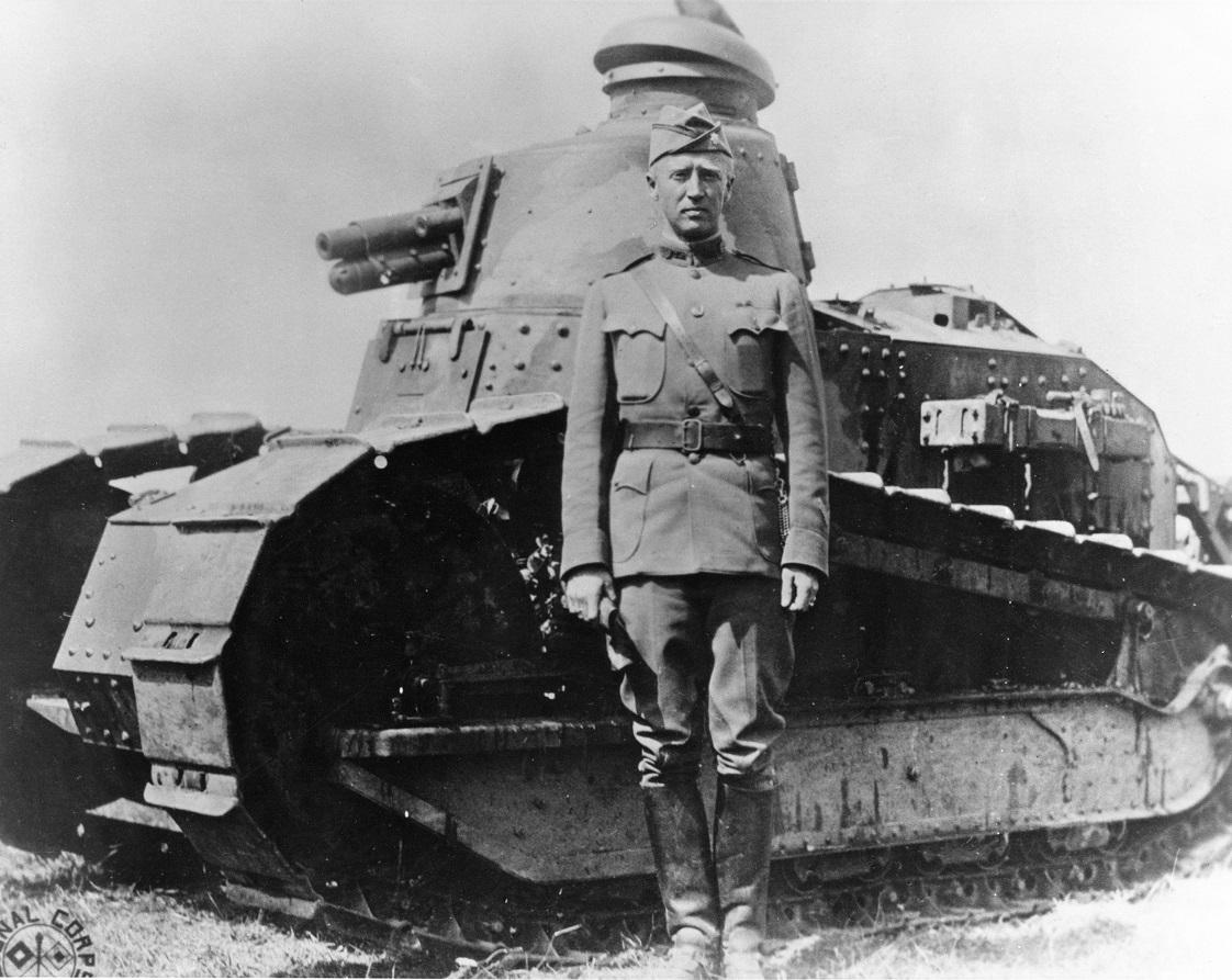 Picture of George S. Patton in 1918 