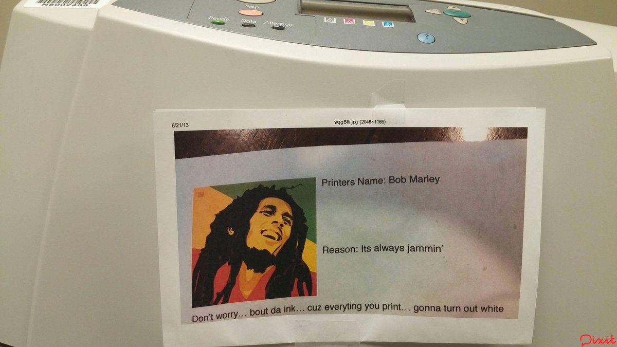 pixit's tweet photo. This printer is high maintenance http://t.co/JsWRJTLQoa
