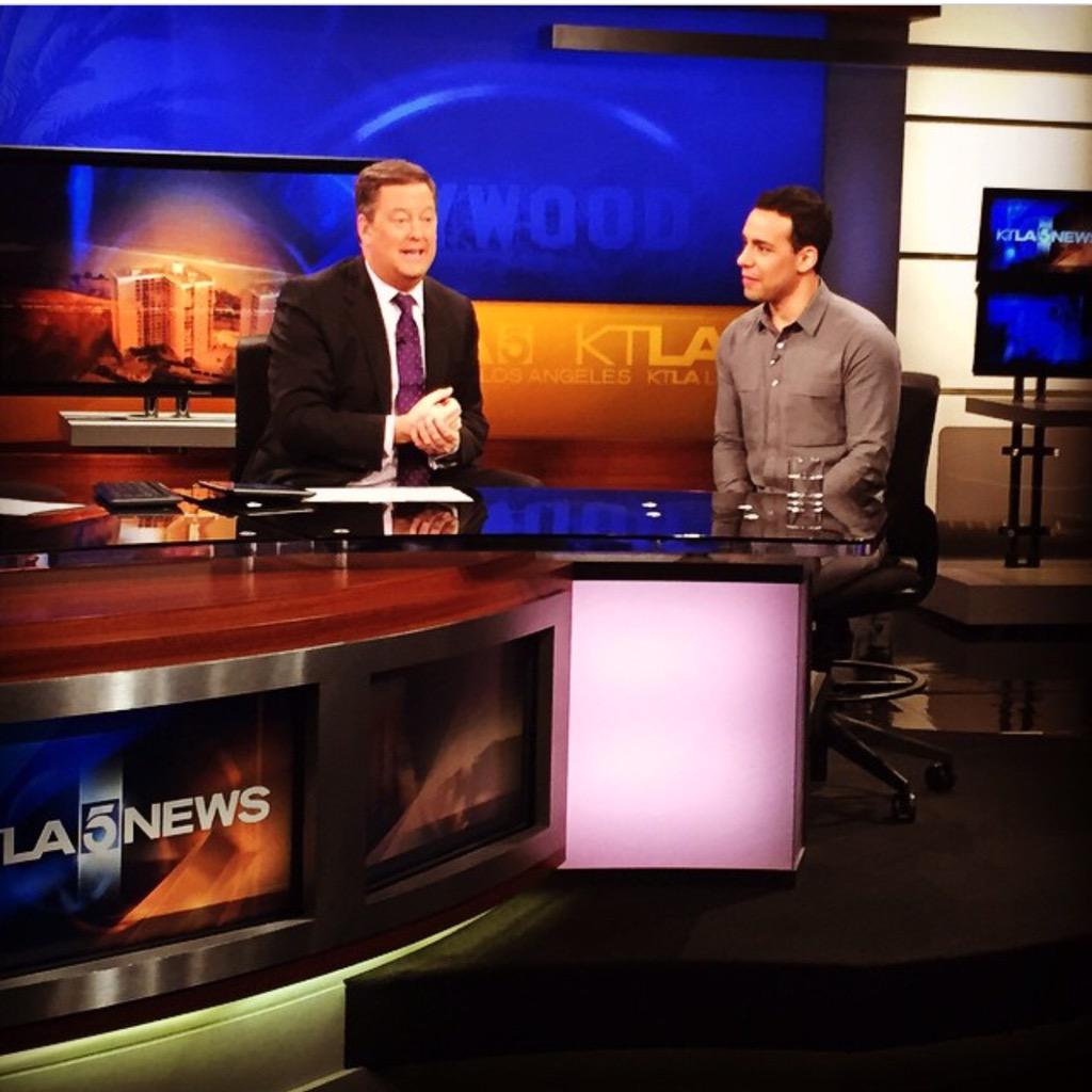 victorrasuk's tweet photo. ICYMI: Watch Victor's @KTLA interview now! http://t.co/Xy6IrD1Uay #TeamVR #FiftyShades #Stalker http://t.co/as7VdUUNTH
