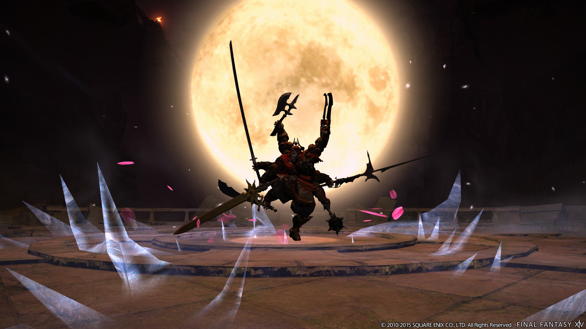 PlayStation's tweet photo. #FFXIV Patch 2.5 releases next Tuesday! Battle the elder primal Odin, enter the World of Darkness, and more http://t.co/HJA1zUWseN