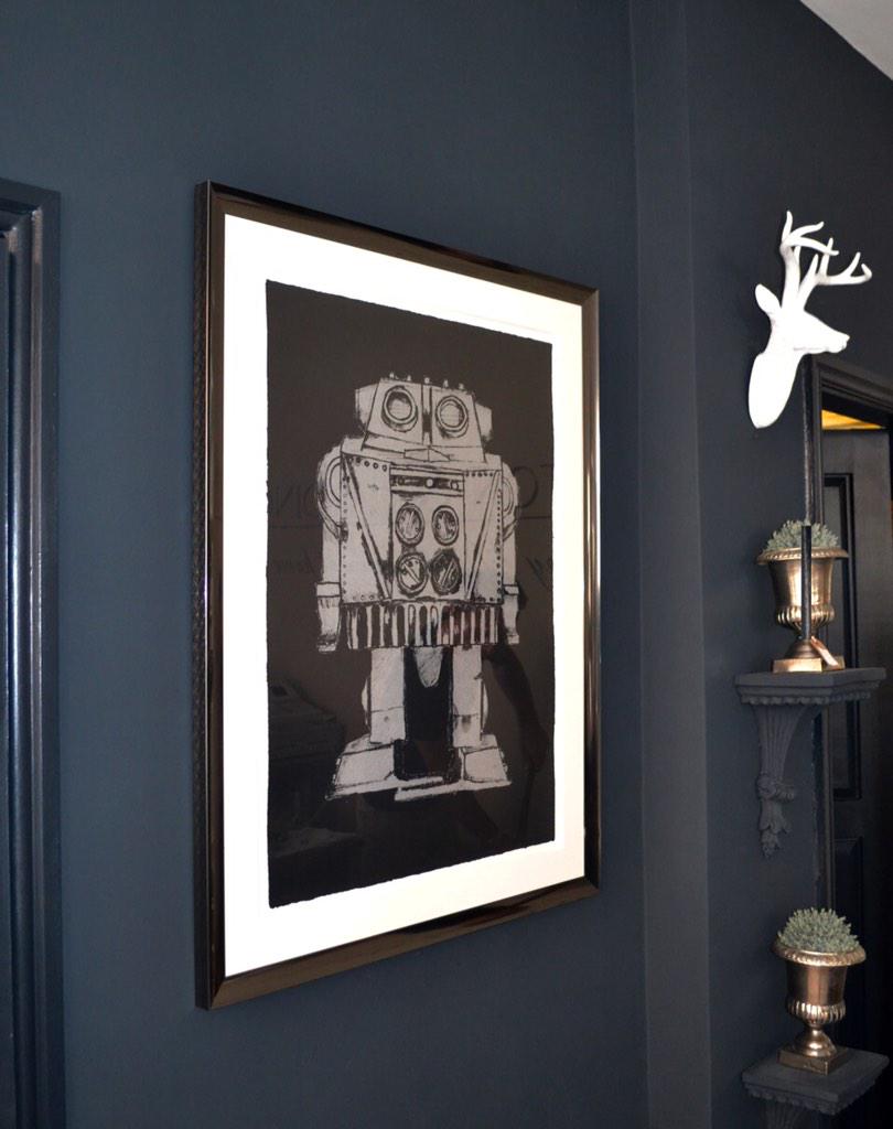 horacepanterart's tweet photo. When #SilverRobot visited @HattonHarding5 #Warwick! @eyelikeart http://t.co/z2NEcWCVlt