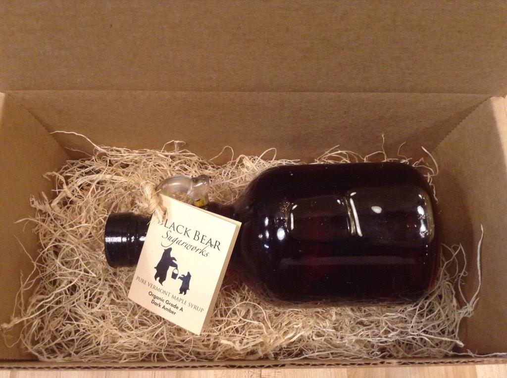 cornerofvermont's tweet photo. We ship our Black Bear Sugarworks maple syrup worldwide. Order online at http://t.co/mcrJJOGF2s http://t.co/2v1TjpVTqC