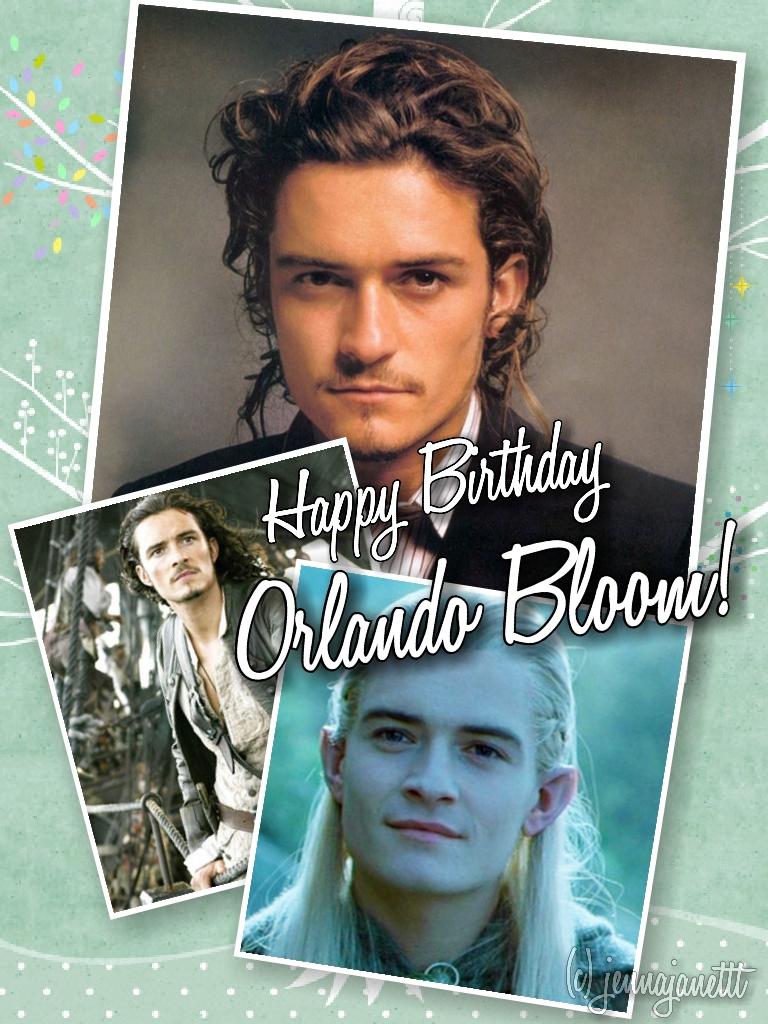 Happy 38th Birthday to one of my favorite actors, Orlando Bloom! 