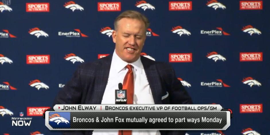 nflnetwork's tweet image. MUST-SEE: John Elway begins presser by accidentally thanking... John Elway at.nfl.com/amk8MSy