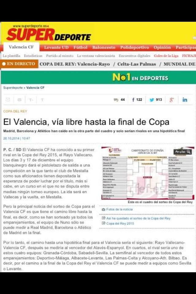 Albertoxtv's tweet photo. Como estaba eso de via libre hasta la final?? @superdeporte_es  que sois menudos bocazas, periodico de mierda... http://t.co/Z72D1wjjdS