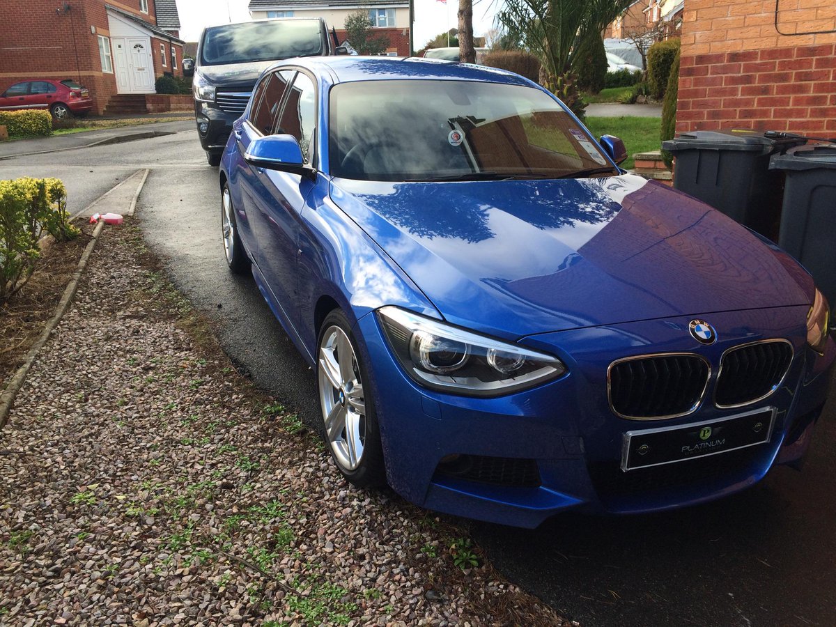 PlatDetailSW's tweet image. Here's one of two BMW 1 Series done today... #Valeting #Clean #Shine #SouthWest #BMW #InsideAndOut #AttentionToDetail