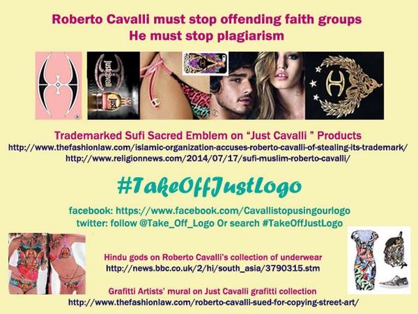 ASEIFZ's tweet photo. Le Monde stupéfait par #RCavalli enfermé dans #JustCavalli tarde de #TakeOffJustLogo lôter @France2tv @AFP #sufiright http://t.co/cyI6SRW2ze