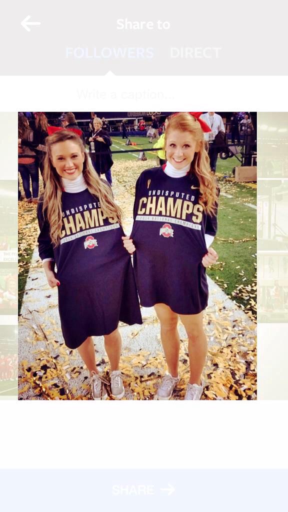 collegecheer2's tweet photo. The Ohio State University @TaylorRudy11 http://t.co/aUIwD07RQO