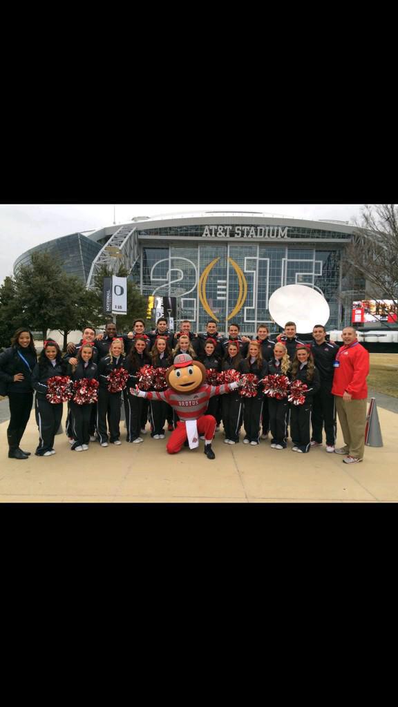 collegecheer2's tweet photo. The Ohio State University @TaylorRudy11 http://t.co/aUIwD07RQO