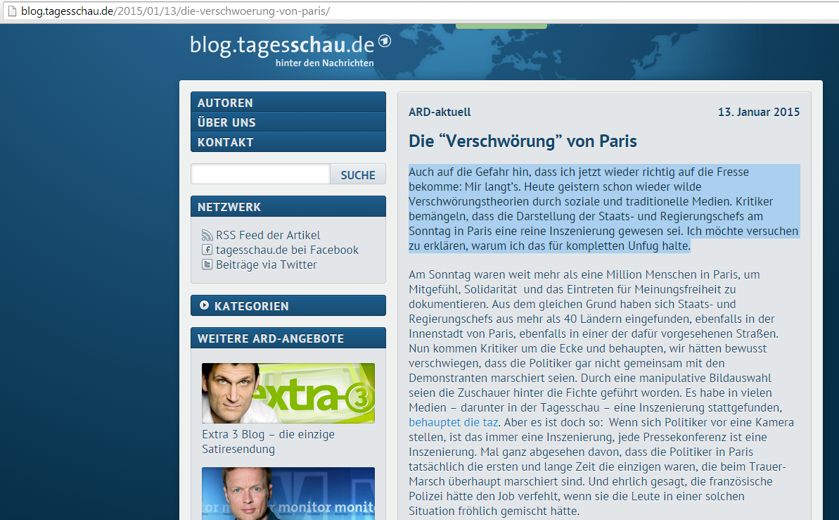 Da hatte aber einer endlich mal die Faxen dicke :D
Danke <a href="/tagesschau/">tagesschau</a> #Lügenpresse