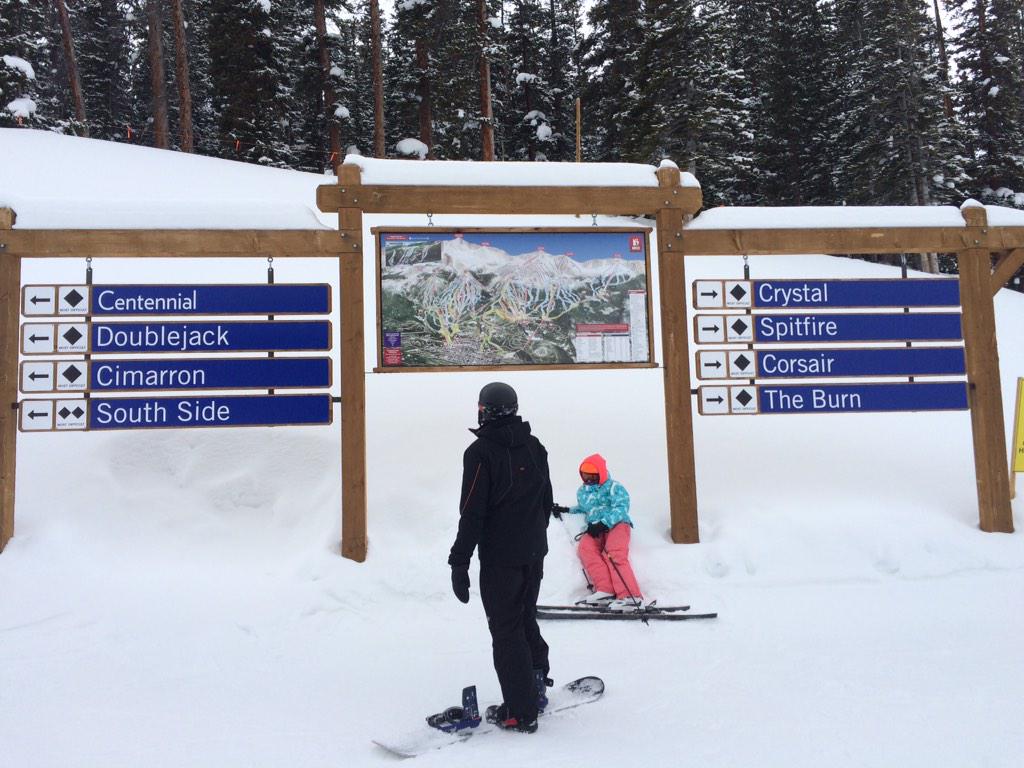 Best skiing day ever, skied the whole mountain with my 12 year old. Whales Tail, Peak 6 - 10. Thanks #breckenridge
