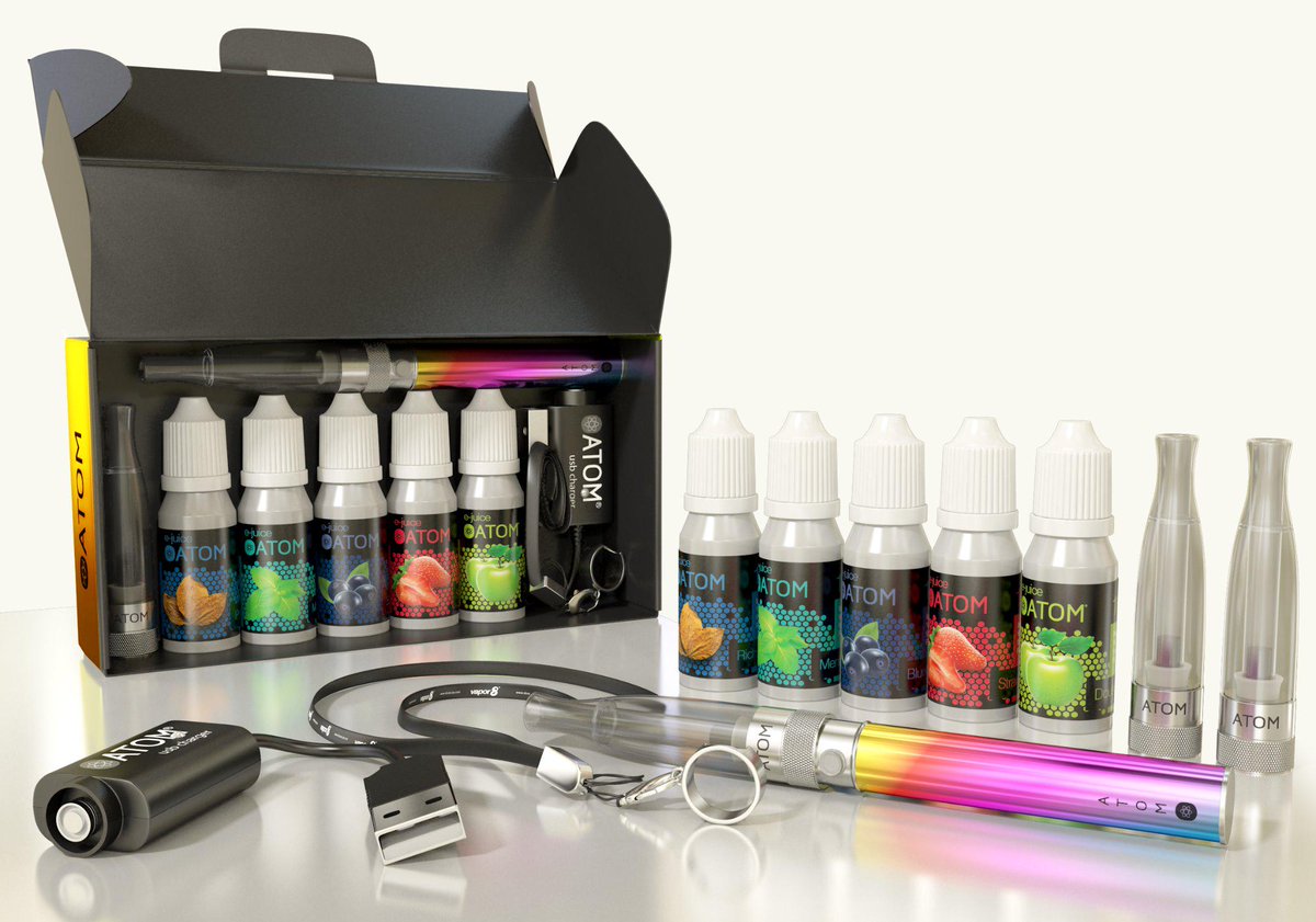 Atom_Vapes's tweet photo. Atom #eGo Bumper Pack with premium #USAliquid
#VAPE #vapehappy http://t.co/WqEhtwKYnC
