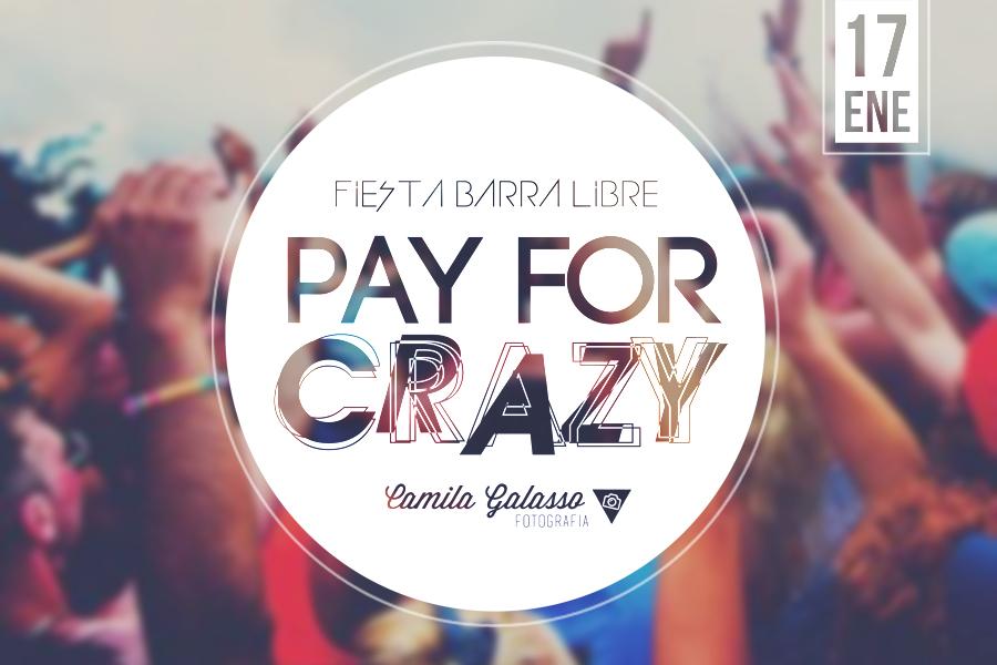 camilaGss's tweet photo. Se viene #PayForCrazy, la primer fiesta barra libre para que empieces el aรฑo con todo! Que llegue el sรกbado, daleeee http://t.co/BblZoM2GeY