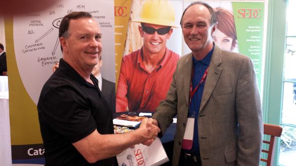 Congrats @MyCVEC CEO Gary Wood-Name Drawn in iPad giveaway! Thanks 4 visiting w/us at @NRECANews #CEOCloseUp!