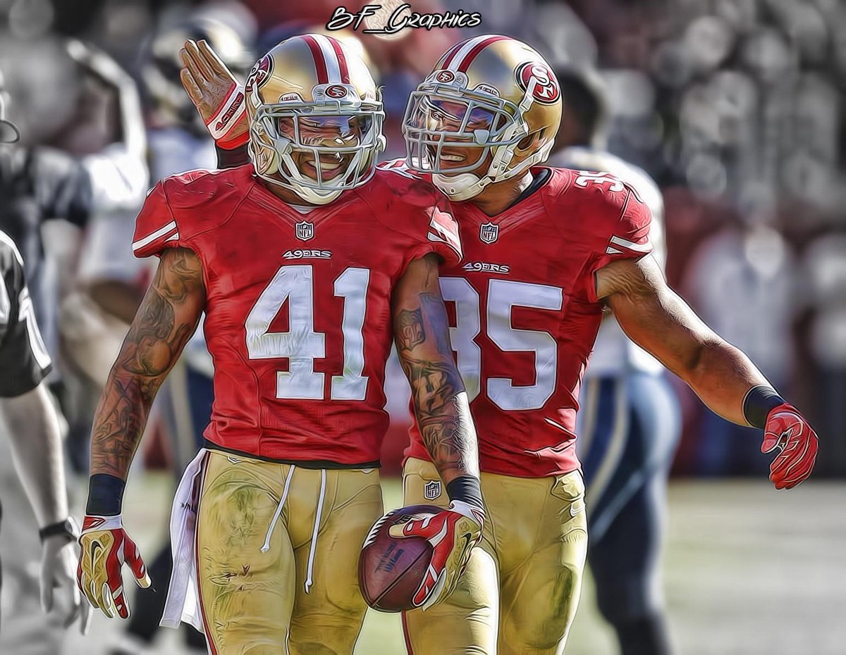 BFGraffix's tweet image. @ABethea41 and @E_Reid35 my two favorite Niners get my first ever edit!!