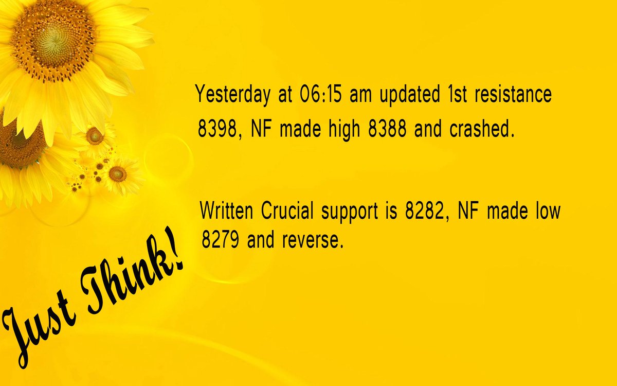 FutureMantra's tweet image. Vital resistance of the day is 8379/8383…. Below 8331 next  support is …. NiftyFutureMantra.blogspot.com