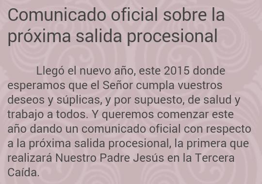 Cofrade_informa's tweet photo. http://t.co/NrExA10Qs2