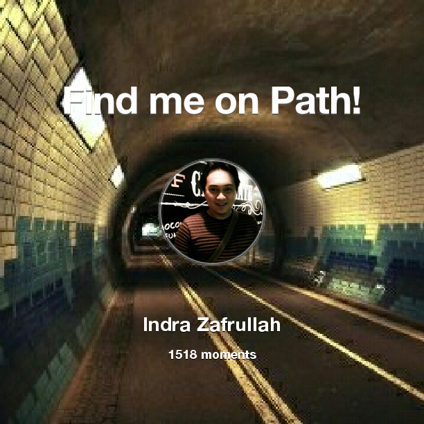 indra_100's tweet photo. I've shared 1,518 memories with my friends on #Path - see them now at http://t.co/0cVsErgtQD! #thepersonalnetwork http://t.co/qq7SQ3dV8q