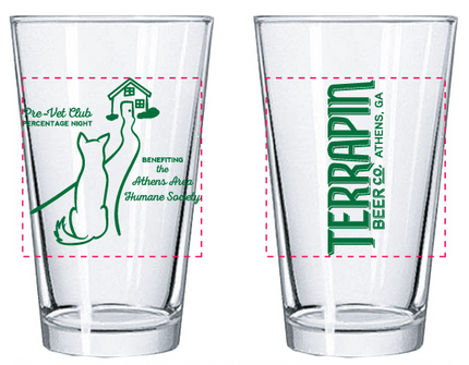 TerrapinBeerCo's tweet photo. RT @UGAPreVetClub: Here's a preview of our Terrapin percentage night glass for THIS SATURDAY at @TerrapinTours! http://t.co/BTPdgszueZ