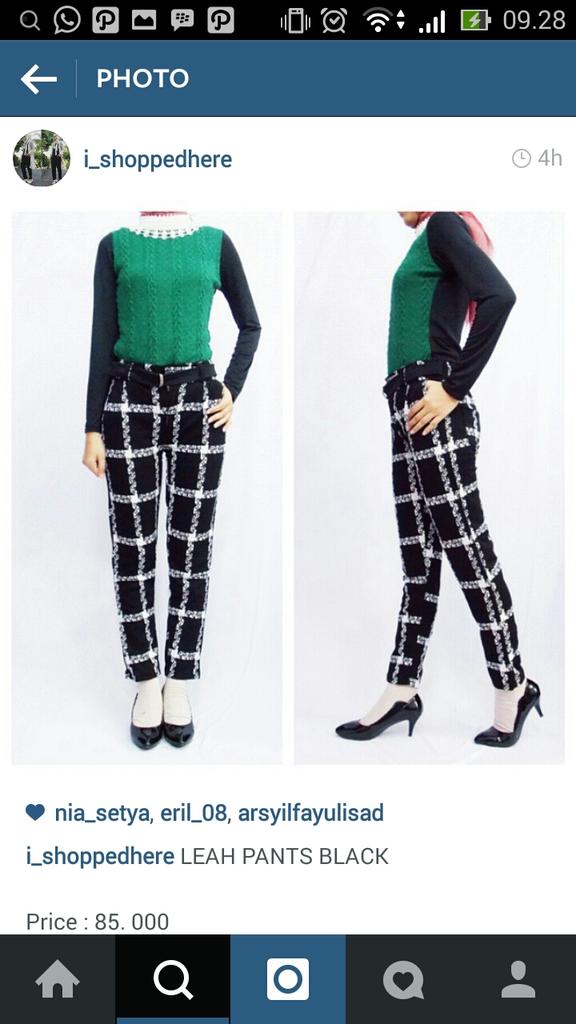 LEAH PANTS BLACK&amp;WHITE.
<a href="/105/">Mark Hudson</a> rb. Material: waffle import. Fit to L. Lenght : 97cm.