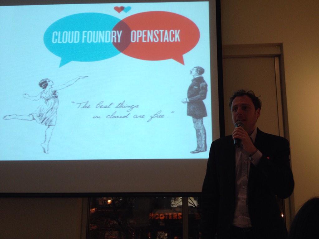 davenielsen's tweet image. Joshua McKenty @jmckenty of @pivotal shares his enthusiasm for running @CloudFoundry on #OpenStack (at @OpenStackDC)