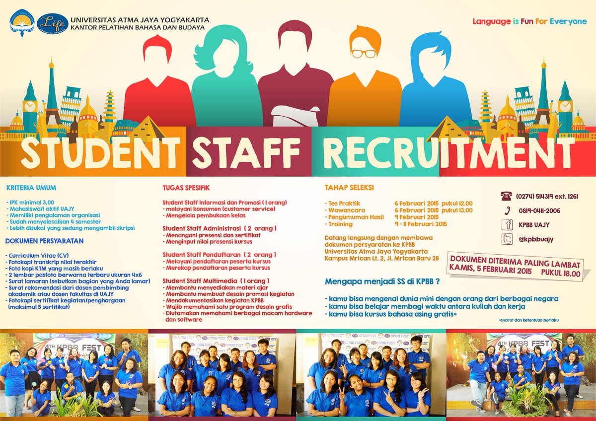 kpbbuajy's tweet photo. @RndHmpsm informasi lengkap silahkan buka link : [KPBB Student Staff Recruitment] https://t.co/lXoWxuymUT http://t.co/HXPElHlC5Q