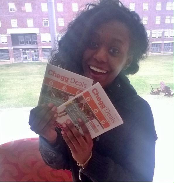 tinattirb's tweet photo. Angie had fund handing out coupons books today by @Chegg 
#cheggdeals http://t.co/SfuvCl6enH