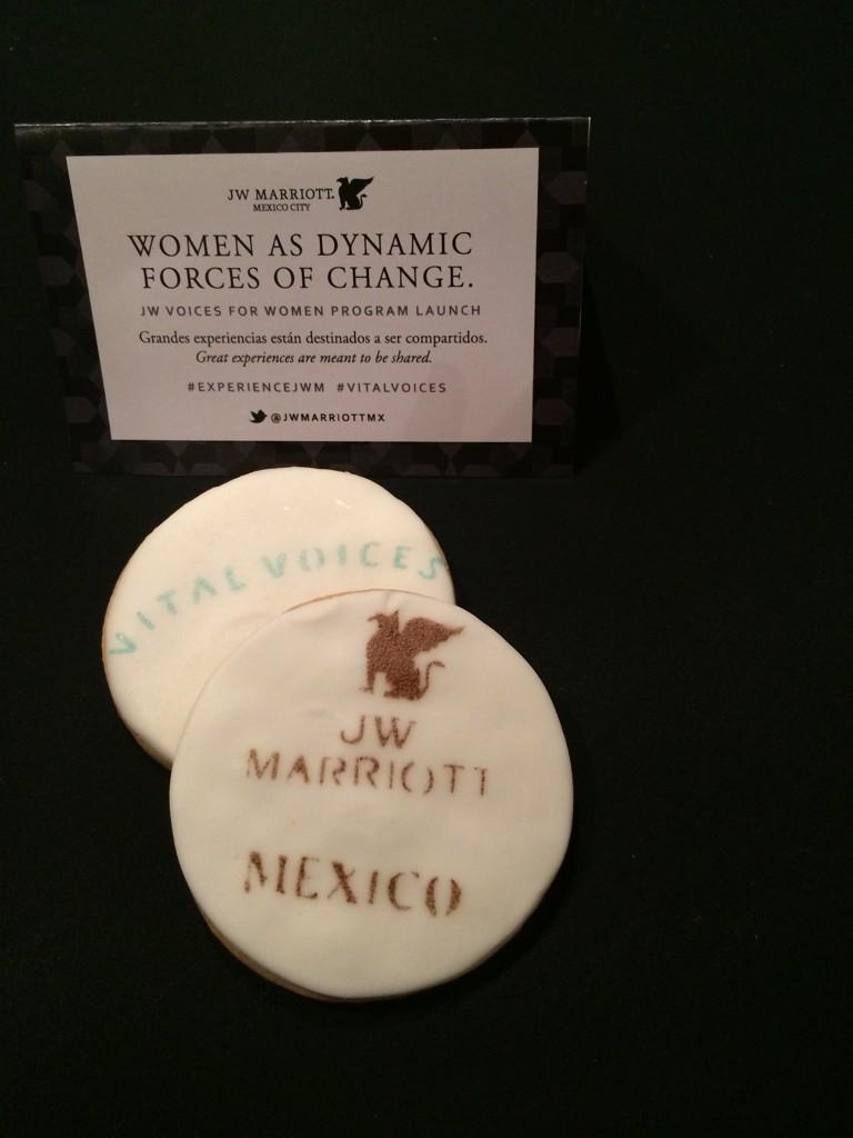 mitzigaskins's tweet image. Cookies always help empower women to be dynamic forces of change. #experiencejwm
