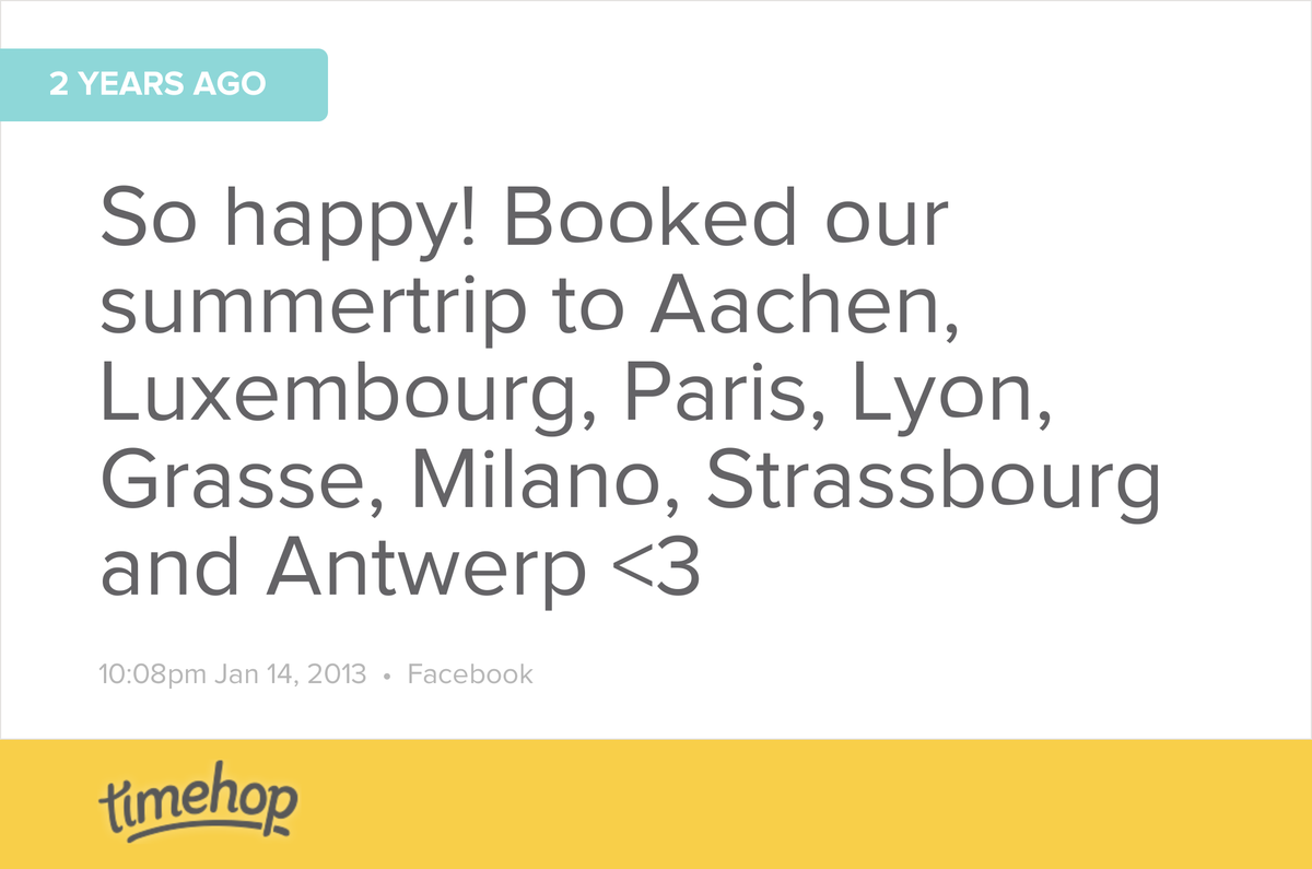 J3N89's tweet photo. Exactly 2 years ago today! (via @timehop) http://t.co/RjC0Bjf3kF http://t.co/waxr5ChghF